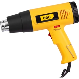 Термопистолет/технический фен DELI DL5318 1600Вт, рабочая температура 100...590 град. 103019