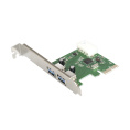 Контроллер ExeGate EXE-319 PCI-E x1 v2.0, 2*USB3.0 ext., разъем доп.питания, ASMedia Chipset ASM1042 EX283718RUS
