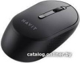 Мышь Havit MS78GT Черный (тип подключения: беспроводной, диапазон работы: 2,4 ГГц, сенсор: оптический, разрешение: 1200/2400/3200 DPI, расстояние работы: 10 м, количество кнопок: 6)