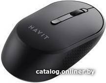 Мышь Havit MS78GT Черный (тип подключения: беспроводной, диапазон работы: 2,4 ГГц, сенсор: оптический, разрешение: 1200/2400/3200 DPI, расстояние работы: 10 м, количество кнопок: 6)