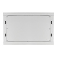 Шкаф телекоммуникационный 19" настенный 6U ExeGate EC-WM-6U.450.M.GREY (19”, 6U, 600x450x370mm (ШхГхВ), передняя дверь металл, съемные боковые панели, пыле- и влагозащита IP23, светло-серый RAL 7035) EX298611RUS