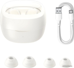 Наушники Baseus NGTW370202 Bowie WM02 True Wireless Earphones White Overseas Edition беспроводные, внутриканальные, Bluetooth 5.3, радиус действия: 10 м, границы частотного диапазона: 20-20000 Гц, емкость