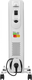 Масляный радиатор Ballu Comfort BOH/CM-05WDN, с терморегулятором, 1000Вт, 5 секций, 3 режима, белый