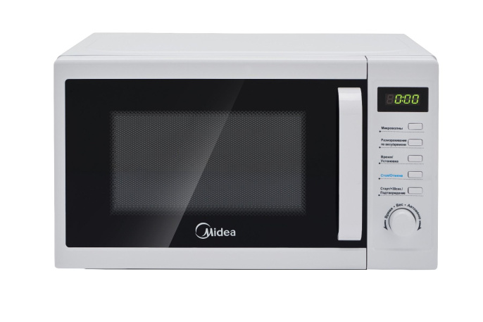 Микроволновая печь MIDEA AM820CUK-W, 800Вт, 20л, белый