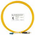 Оптический патч-корд simplex FC-LC 9/125 SM Cabeus FOP(s)-9-LC-FC-2m 2 метра желтый LSZH