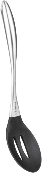 Ложка для первых/вторых блюд Rondell Modern RD-1742 черный/стальной упак.:картонная подложка