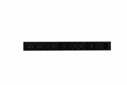 БРП Uniprom, с мониторингом, 1U, 240В, 1Ф, 16A, 10xC13 2xC19, 2м, IEC320 C20 (UP7821)