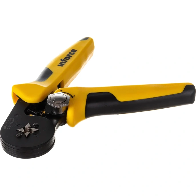 Квадратные пресс-клещи Inforce с регулировочным винтом 0.2-16 мм² 06-19-13