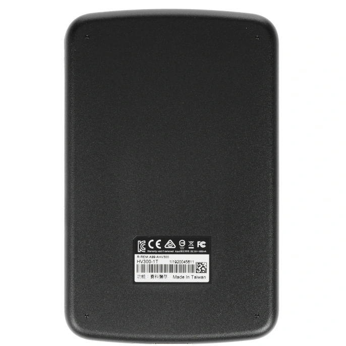 ADATA Внешний накопитель HDD 2.5" USB3.2 ADATA 1Tb HV300 AHV300-1TU31-CBK Черный