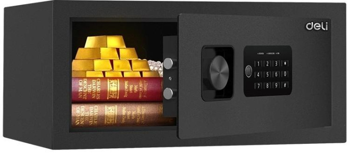 Сейф офисный Deli Tarzan ET531 200x420x370 мм электронный/ключевой