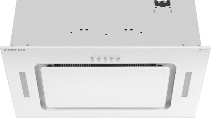 Вытяжка встраиваемая Meferi Ultra INBOX52WH Glass белый управление: кнопочное 1 мотор (INBOX52WH GLASS ULTRA)