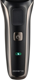 Бритва сетчатая Polaris PMF 1013RC реж.эл.:3 питан.:элек.сеть/аккум. черный/серебристый