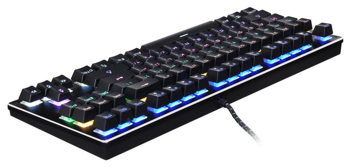 Клавиатура SunWind SW-K900G механическая черный USB Multimedia for gamer LED (1422332) кабель 1.8м