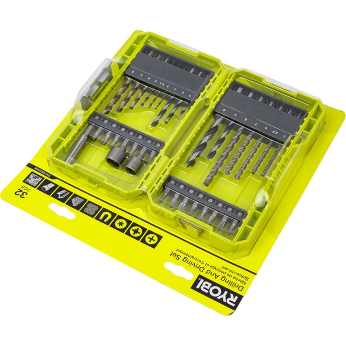 Набор бит и сверл RAK32DDMIX 32 шт Ryobi 5132004425