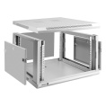 Шкаф телекоммуникационный 19" настенный 6U ExeGate EC-WM-6U.600.G.GREY 19”, 6U, 600x600x370mm ШхГхВ , передняя дверь закаленное стекло, съемные боковые панели, пыле- и влагозащита IP23, светло-серый RAL 7035 EX298600RUS