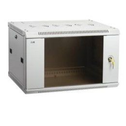 Шкаф телекоммуникационный настенный 19" 15U ITK LWR3-15U64-GF стеклянная дверь серый