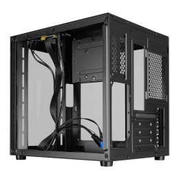 Ginzzu V100 закаленное стекло 1*USB 3.0,1*USB 2.0, AU mATX