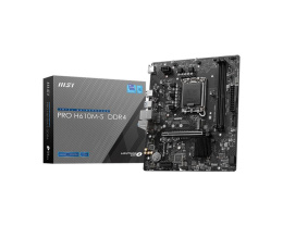 Материнская плата MSI PRO H610M-S DDR4, Socket LGA 1700, Intel H610, mATX, Ret