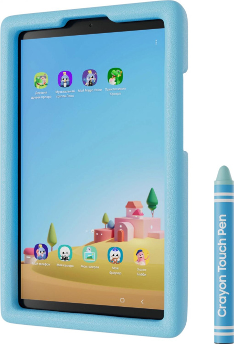Планшет Samsung Galaxy Tab A9 Kids Edition G99 2.2 8C RAM4Gb ROM64Gb 8.7" LCD 1340x800 Android 13 серый 8Mpix 2Mpix BT WiFi microSD 1Tb 5100mAh 7hr