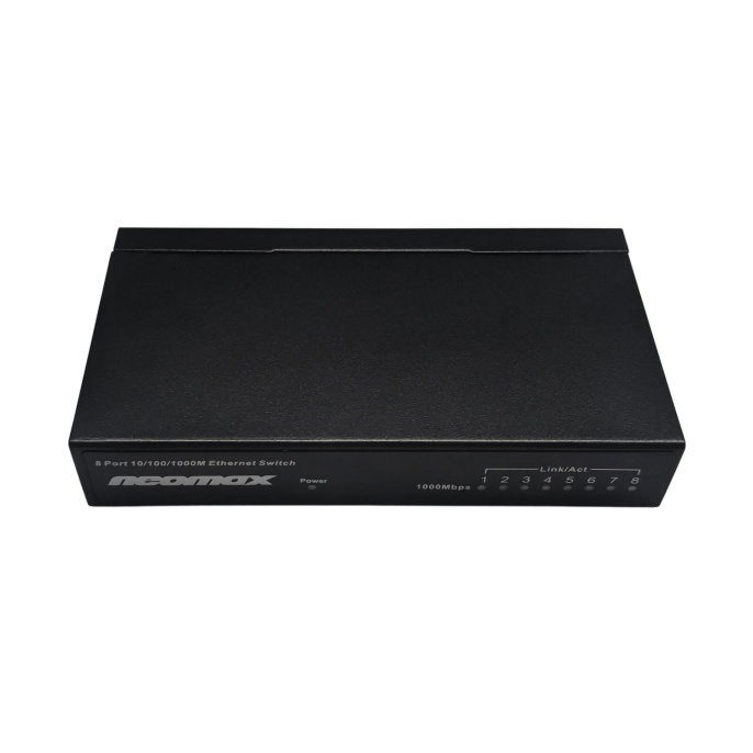 NEOMAX неуправляемый коммутатор NMS-108P-1000-S, 8 портов 1000 Mbps, металл