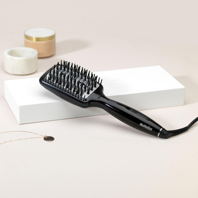 Расческа-выпрямитель BABYLISS HSB101E,  черный