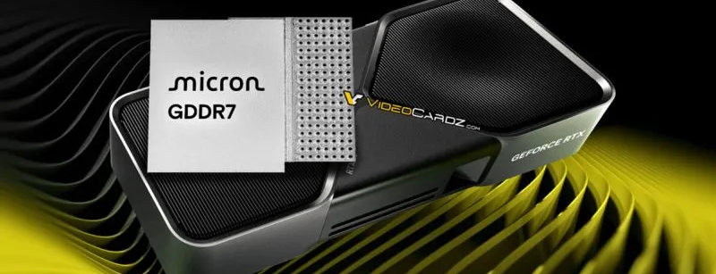 Micron начнёт поставлять чипы памяти GDDR7 для видеокарт Nvidia GeForce RTX 5000