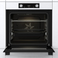 Духовой шкаф электрический Gorenje BOS6737E06WG,  77л,  дверца с 2 стеклами,  белый/нержавеющая сталь