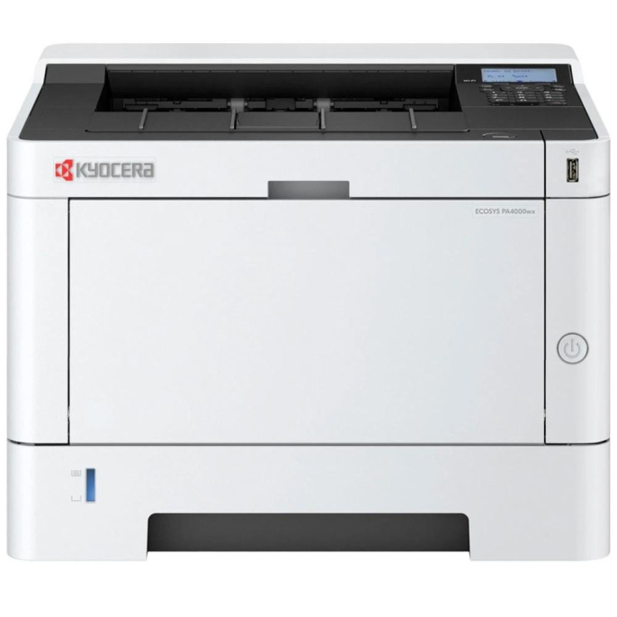 Принтер лазерный Kyocera Ecosys PA4000wx черно-белая печать, A4, белый [110c1f3nl1]