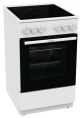 Электрическая плита Gorenje GEC5A41WG, стеклокерамика, белый/черный