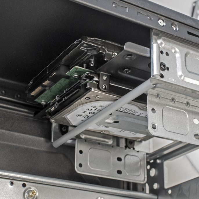 Салазки (переходник) ExeGate HD-MFT5M мультифункциональные для установки 4xHDD/SSD 2.5" или 2xHDD/SSD 2.5"+1xHDD 3.5" или 2xHDD/SSD 2.5"+внутренний устройство 3.5" в отсек 5.25" металлические EX292549RUS