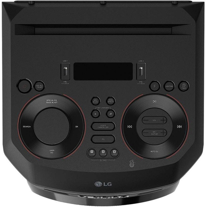 Музыкальный центр LG XBoom RNC5, 300Вт, с караоке, Bluetooth, FM, USB, черный,