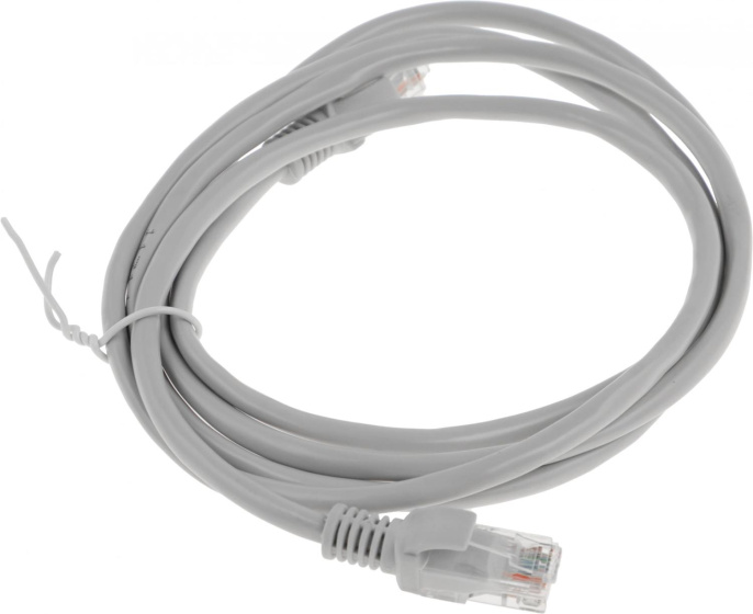 Патч-корд PREMIER PP12-1.5M литой molded , UTP, кат.5E, 1.5м, 4 пары, 26AWG, алюминий омедненный, многожильный, серый