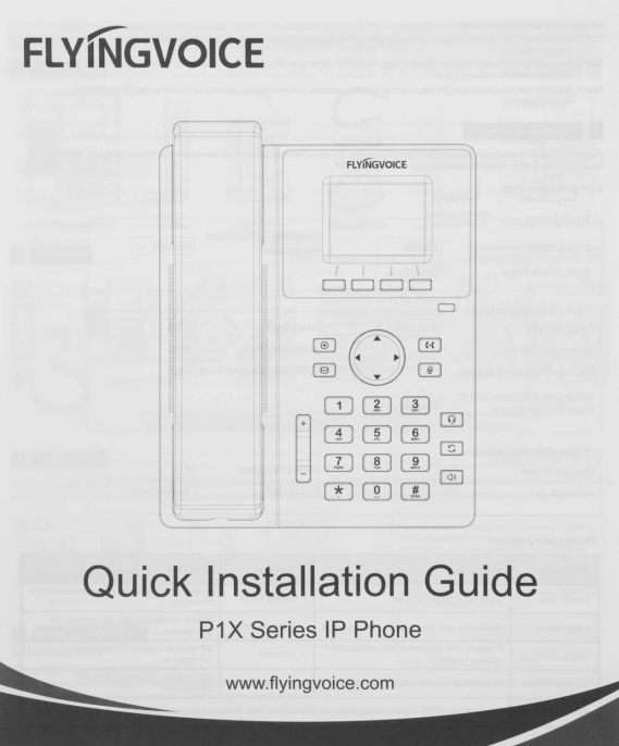 Проводной IP телефон FLYINGVOICE P10