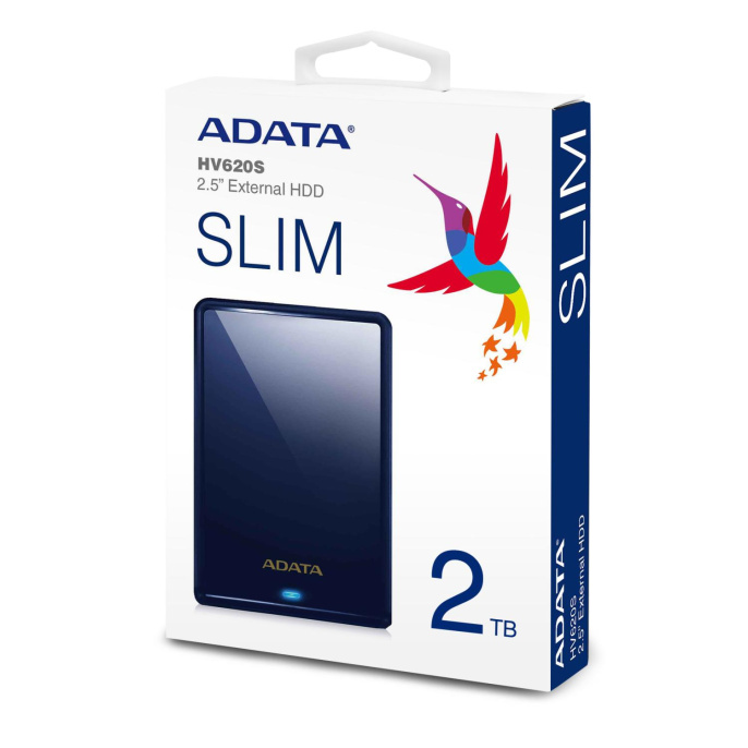 1ТБ Внешний диск HDD A-Data HV620S, USB 3.1, синий [ahv620s-1tu31-cbl]