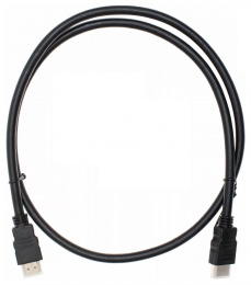 Кабель аудио-видео Cactus CS-HDMI.1.4-1,  HDMI (m) -  HDMI (m),  ver 1.4,  1м, GOLD,  черный