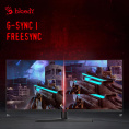 34" Монитор BLOODY MN340W, 3440x1440, VA, 180Гц, 1хHDMI, 1хDP, изогнутый, черный