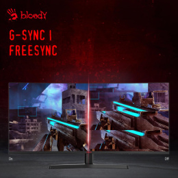 34" Монитор BLOODY MN340W, 3440x1440, VA, 180Гц, 1хHDMI, 1хDP, изогнутый, черный