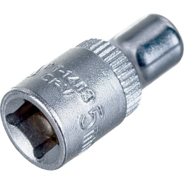 Головка торцовая короткая (5 мм; 1/4"; CrV) YATO YT-1403