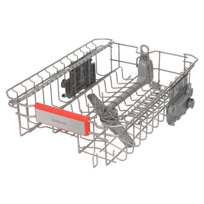 Посудомоечная машина Timberk Set&Dry T-DW45BI103, узкая, напольная, 59.4см, загрузка 11 комплектов, серебристая