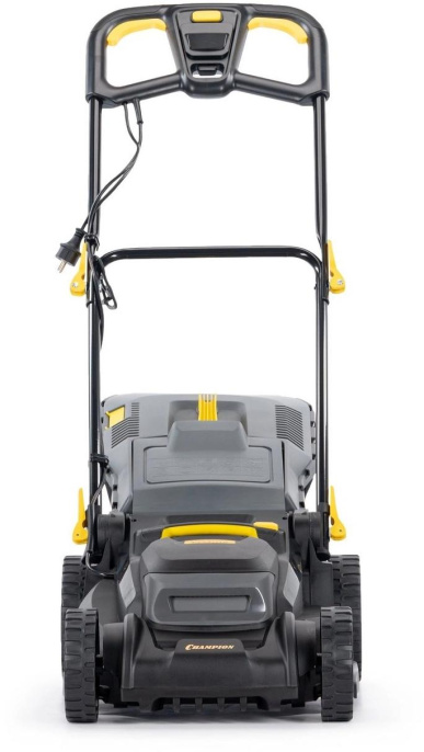 CHAMPION Газонокосилка эл. EM4018 { 1,8 кВт травосб. 40л ширина 400мм 25-75мм, 14,7кг }