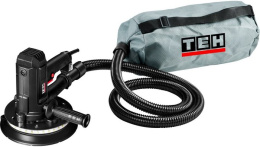 Шлифмашина для стен и потолков TEH TS18508 (мощность: 800 Вт, 1500-2500 об/мин: диаметр шлифплатформы: 180 мм, регулировка оборотов, подсветка, мешок для сбора пыли)