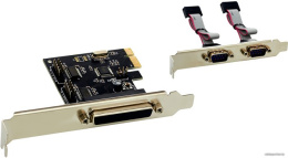 Контроллер ExeGate EXE-303 PCI-E x1 v1.1, 2*COM port + 1*LPT, WinChipHead Chipset WCH382L EX281226RUS