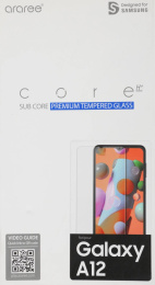 Защитное стекло для экрана SAMSUNG araree by KDLAB для Samsung Galaxy A12 прозрачная, 1 шт [gp-tta125kdatr]