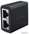 Удлинитель/разветвитель UGREEN CM210 50923 RJ 45 1 to 2 Ethernet Converter 2 шт. Цвет: черный (50923_)