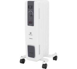 Масляный радиатор Royal Clima ROR-FR5-1000M, с терморегулятором, 1000Вт, 5 секций, 3 режима, белый