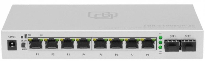 Коммутатор SNR SNR-S1908GP-2S, неуправляемый
