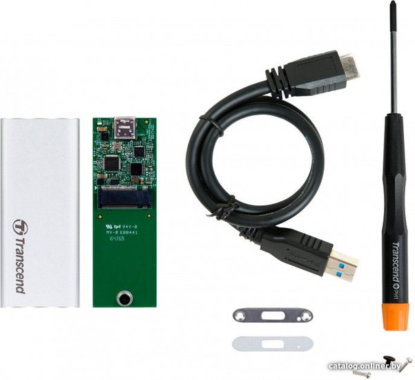 Мобильное шасси Transcend TS-CM42S EXT BOX для внешнего подключения M.2 2242 USB3.1