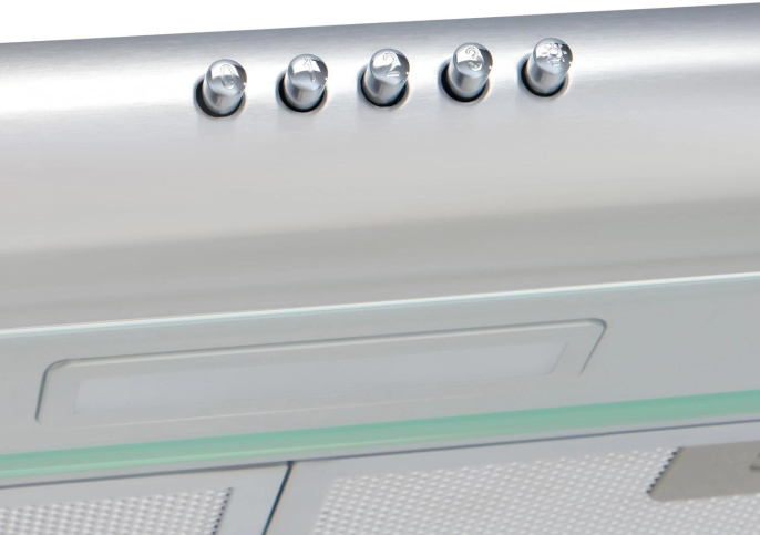 Вытяжка козырьковая Oasis UP-60S F сталь управление: кнопочное 1 мотор