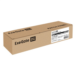 Патч-панель модульная ExeGate EPPB-10-12 (10", UTP, 12 port, наборная, неэкранированная, 1U, RoHS, Black, RTL) EX297322RUS