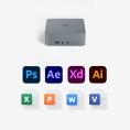 Мини-компьютер Beelink AMD Ryzen 7 6800H BL/EQR6-LP/6800H/32G/500G/Milky Grey